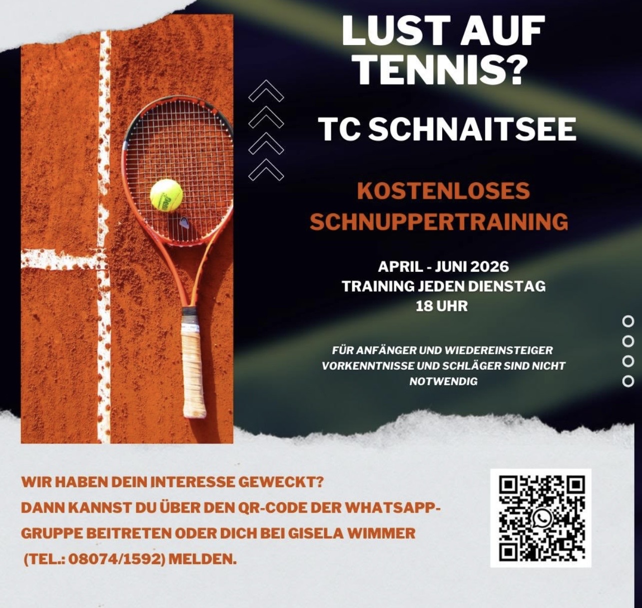 Platz und Anlage des TC Schnaitsee